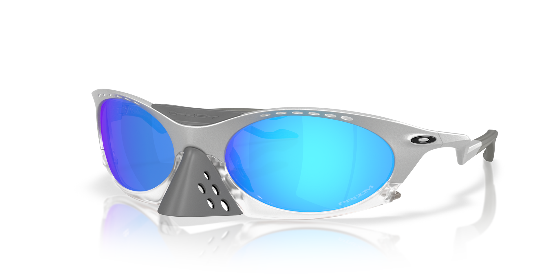 Oakley Plantaris Sunglasses with Matte Black Frame and Prizm Grey