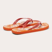 Catalina Flip Flop - Camo Hibiscus Av Orange