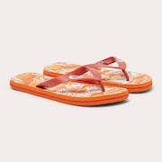 Catalina Flip Flop - Camo Hibiscus Av Orange