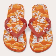 Catalina Flip Flop - Camo Hibiscus Av Orange