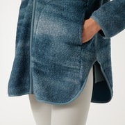 Radiant Fluffy Boa Jkt 6.0 - Green Print