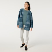 Radiant Fluffy Boa Jkt 6.0 - Green Print