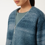 Radiant Fluffy Boa Jkt 6.0 - Green Print
