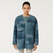 Radiant Fluffy Boa Jkt 6.0 - Green Print