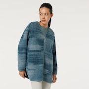 Radiant Fluffy Boa Jkt 6.0 - Green Print