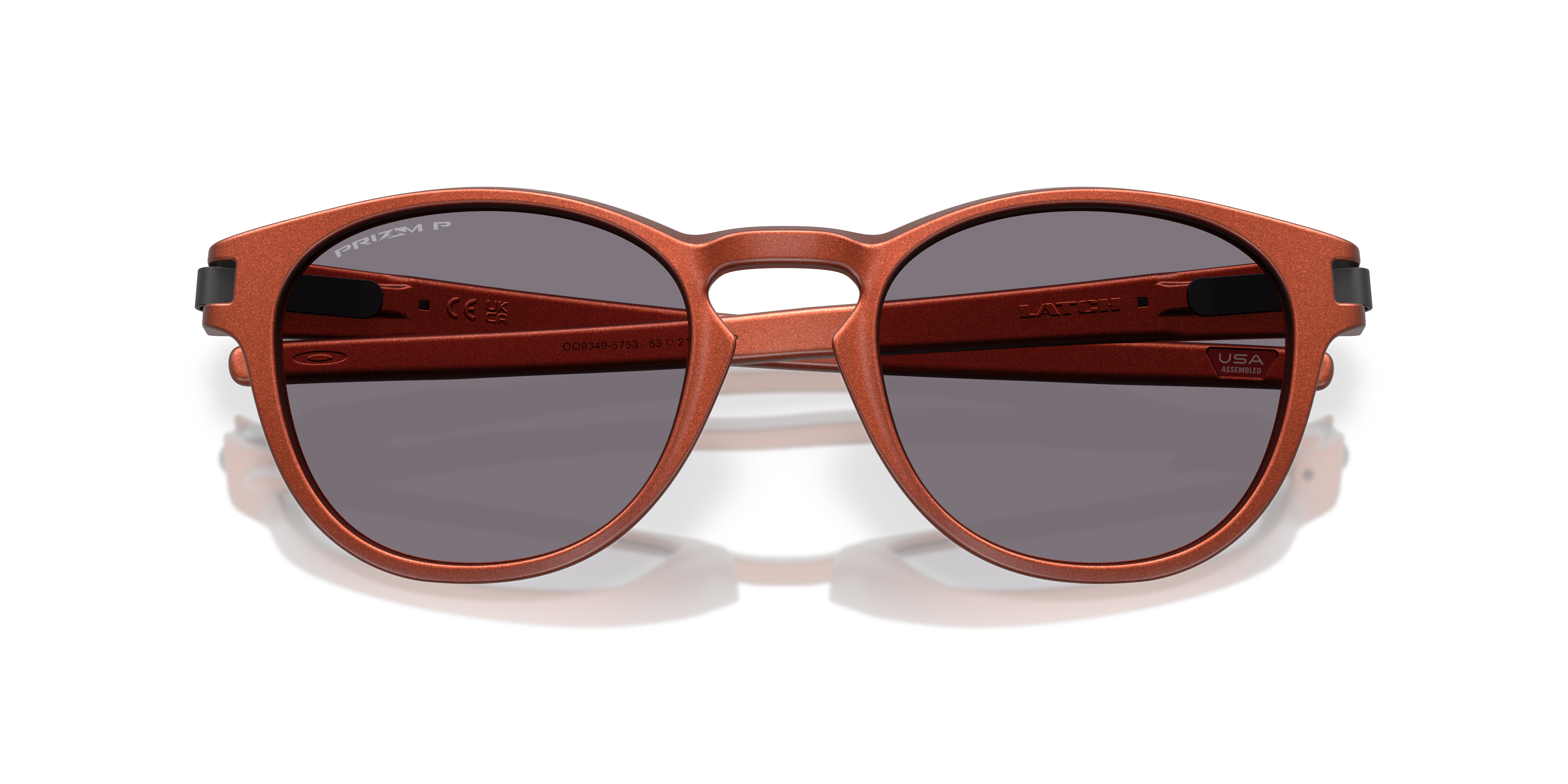 小物 LATCH OAKLEY Latch™ Prizm Grey Lenses, Matte Transparent Ginger Frame