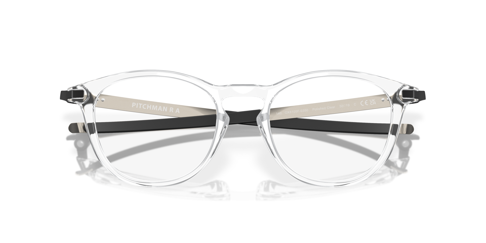 Oakley Pitchman™ R (Low Bridge Fit) Eyeglasses with Polished Clear ...