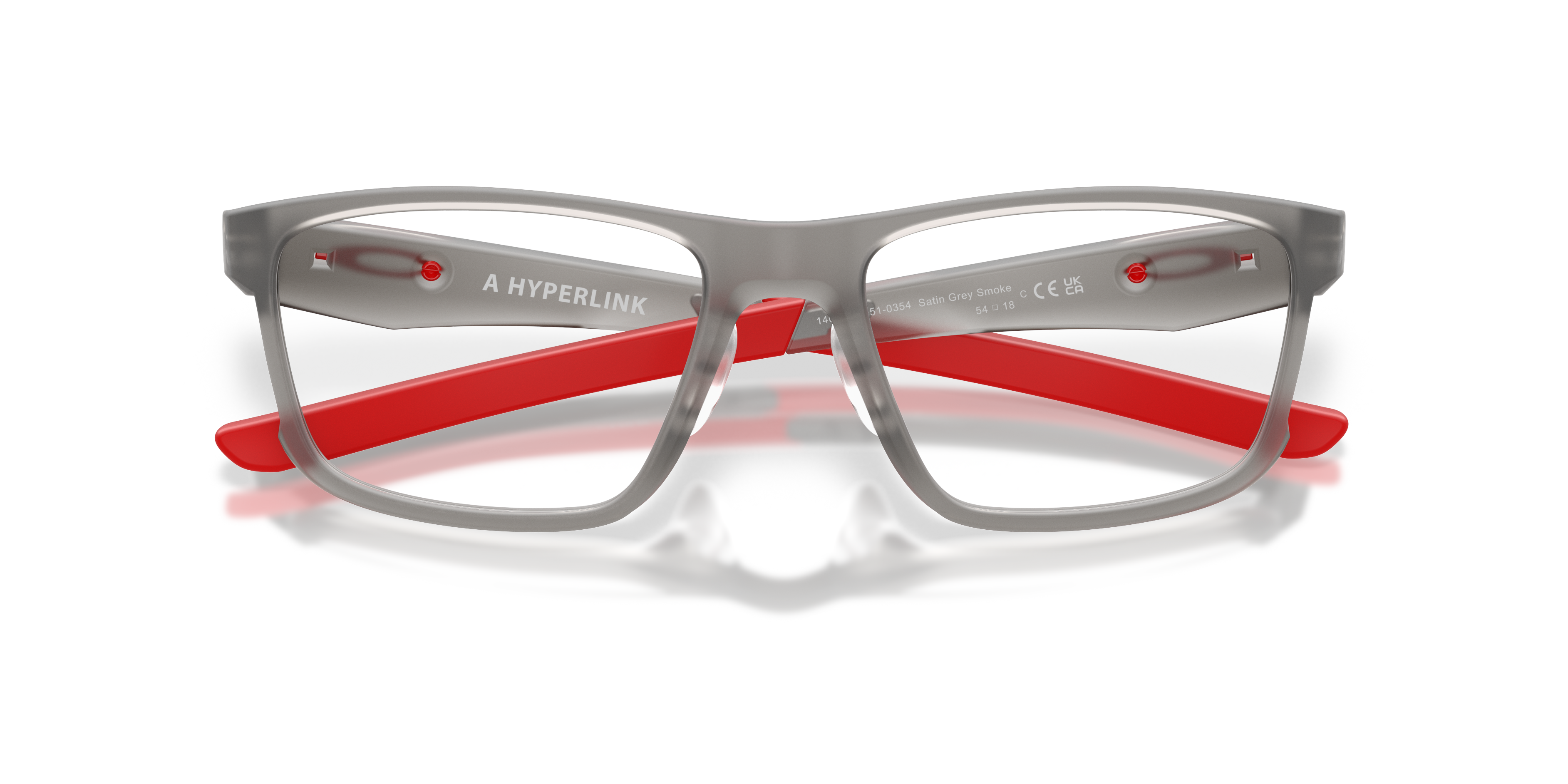 Oakley OX8051-0154 140 54□18 Satin Black Oakley™ Hyperlink (A) OX8051 Square Eyeglasses | EyeOns.com