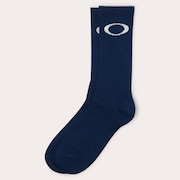 Ellipse Crew Sock - Abyss/White