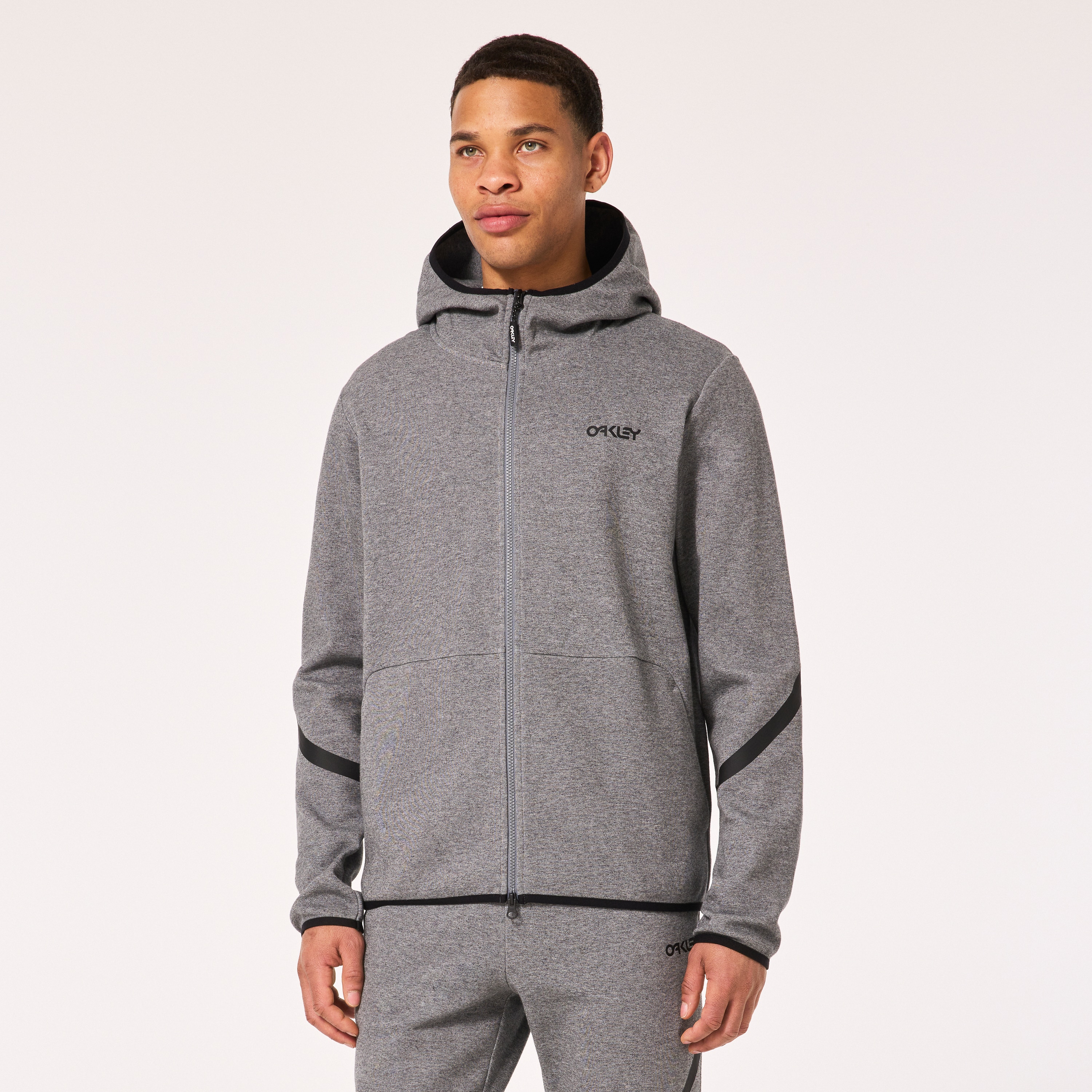 Oakley Roam Commuter Rc Fz Hoodie - New Athletic Grey | Oakley® US