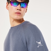 Skull Surface Sweater Crew 3.0 - Blue Tar