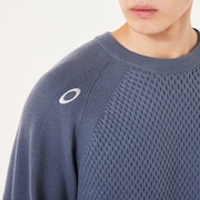 Skull Surface Sweater Crew 3.0 - Blue Tar