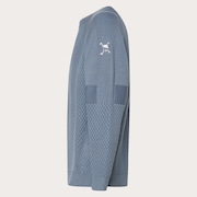 Skull Surface Sweater Crew 3.0 - Blue Tar