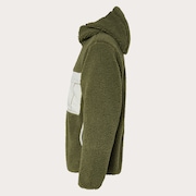 Snowdrift Full Zip Sherpa - Army Green