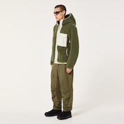 Snowdrift Full Zip Sherpa - Army Green