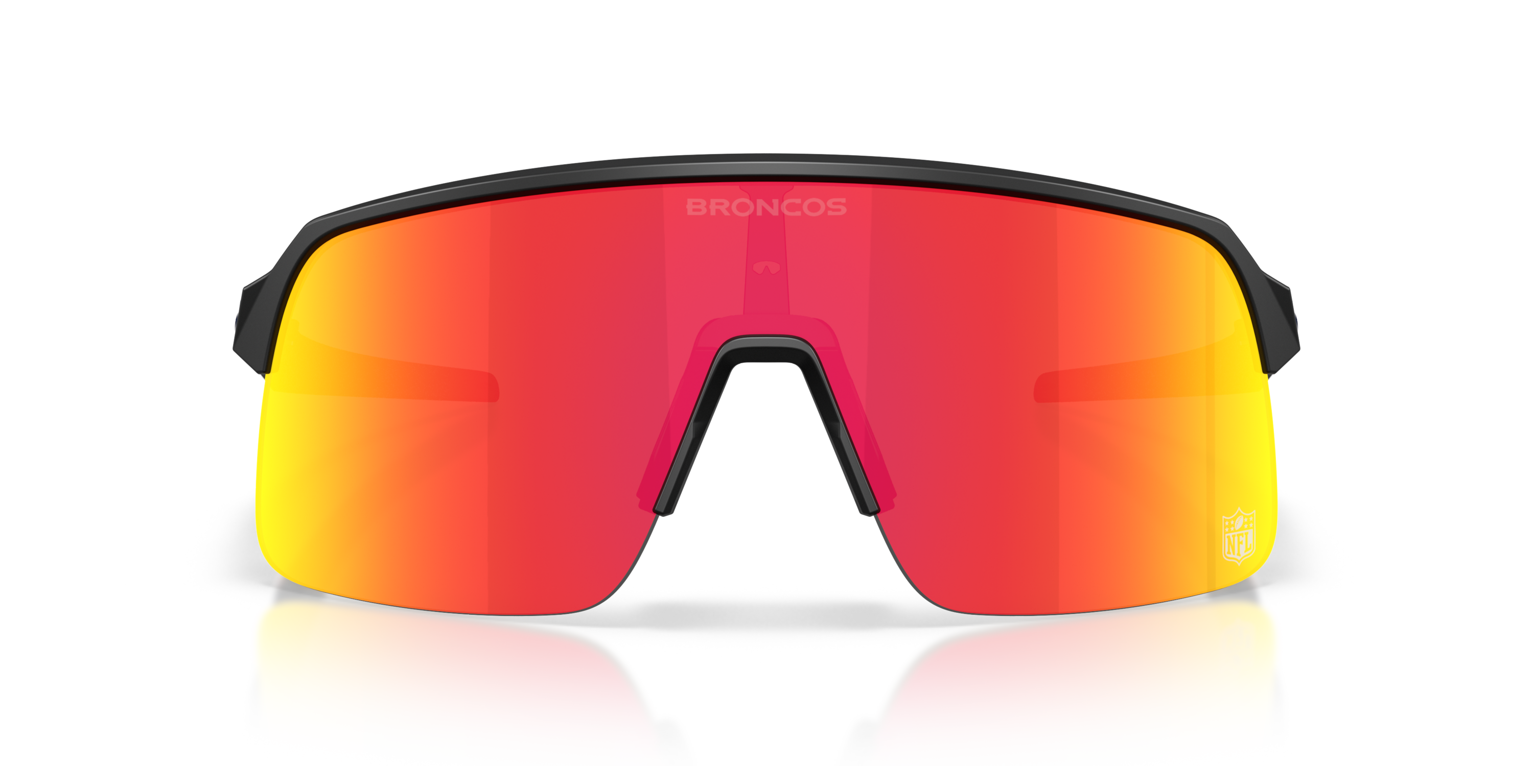 Denver Broncos Sutro Lite Prizm Ruby Lenses, Matte Black Frame