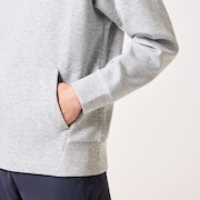 Enhance Qd Fleece L/S Hoody 5.0 - New Athletic Grey