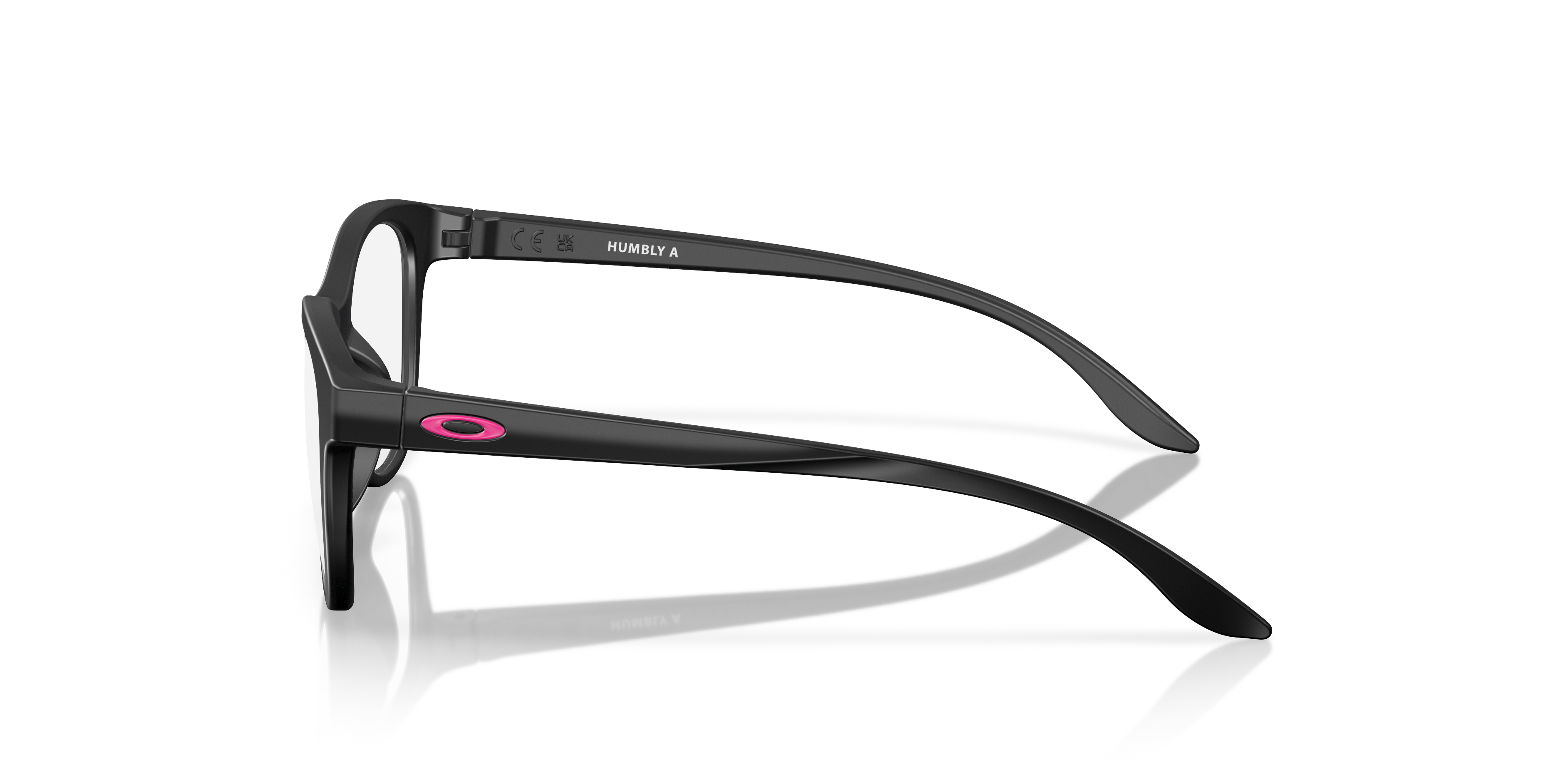 Humbly (Youth - Low Bridge Fit) Satin Black Eyeglasses