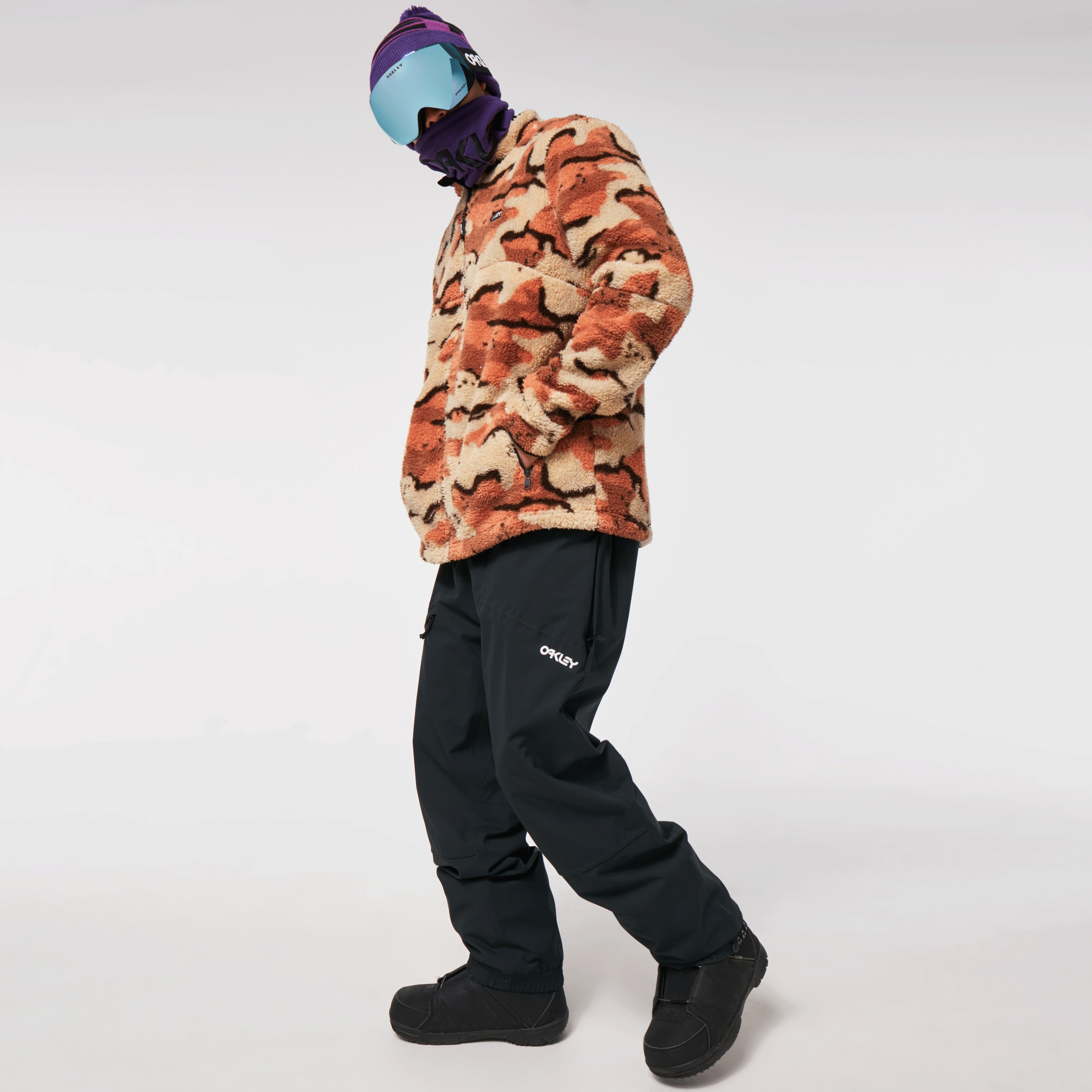 Oakley Hillside Sherpa Fz Fleece - B1B Camo Desert | Oakley® US