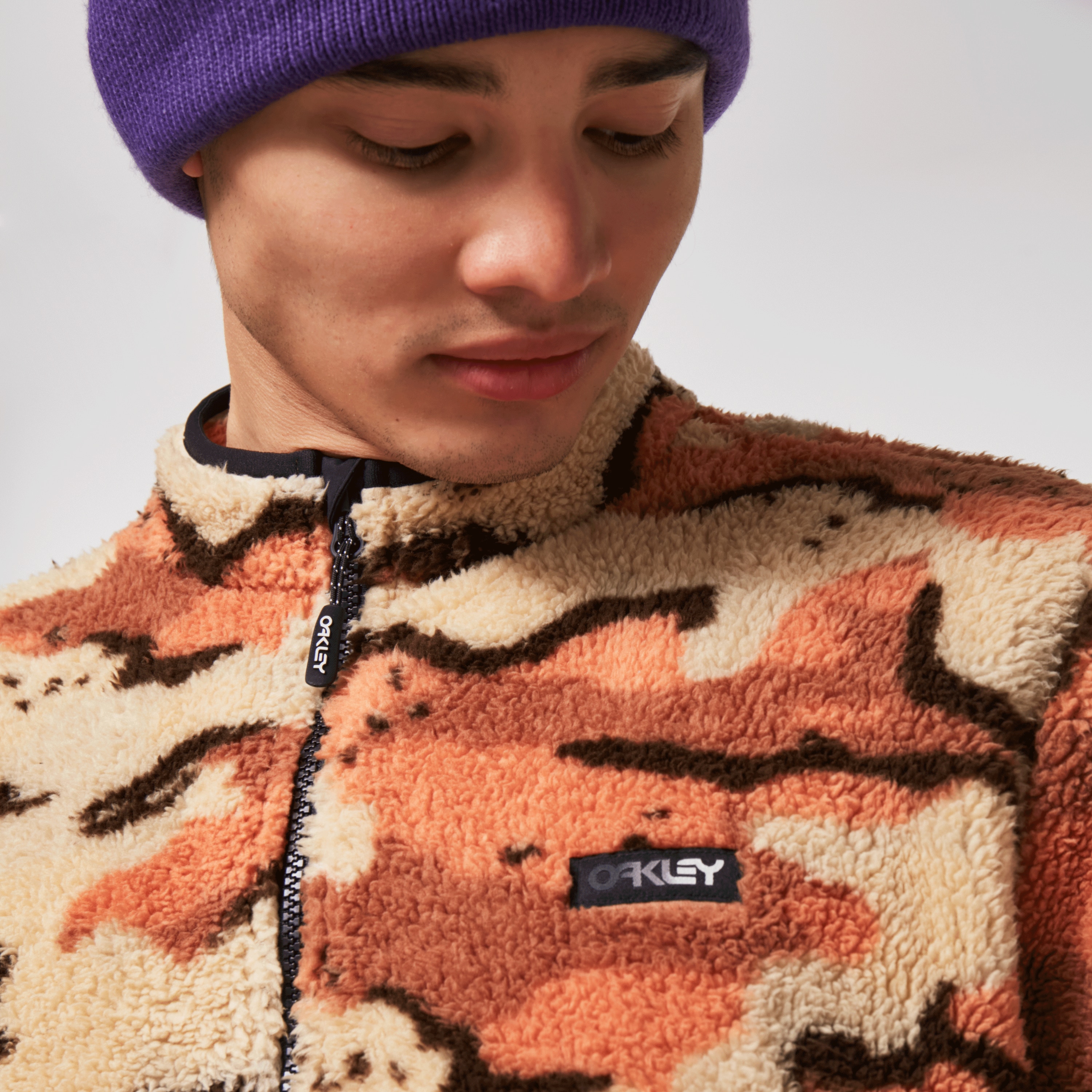 Oakley Hillside Sherpa Fz Fleece - B1B Camo Desert | Oakley® US