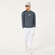 Enhance Light Grid L/S Crew 5.7 - Dark Slate
