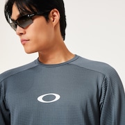 Enhance Light Grid L/S Crew 5.7 - Dark Slate