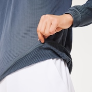 Enhance Light Grid L/S Crew 5.7 - Dark Slate