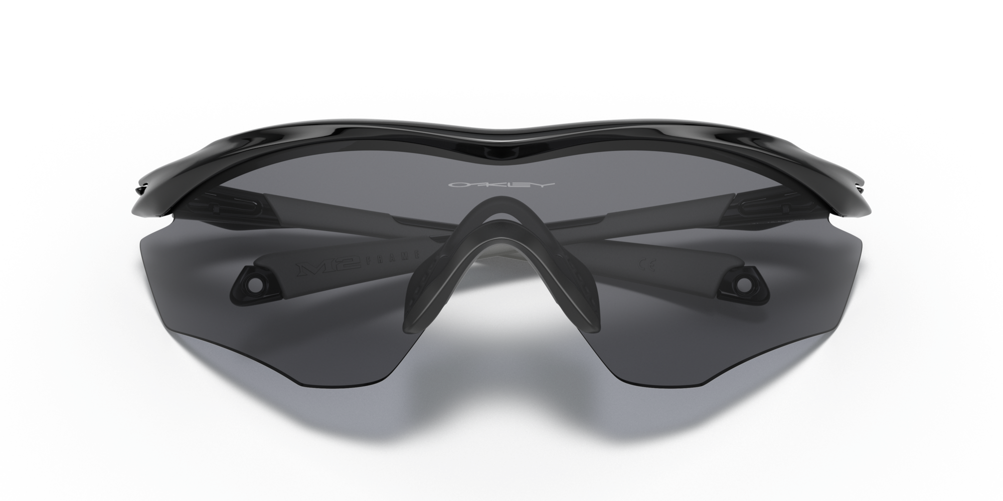 M2 Frame® XL Grey Lenses, Polished Black Frame Sunglasses Oakley® US
