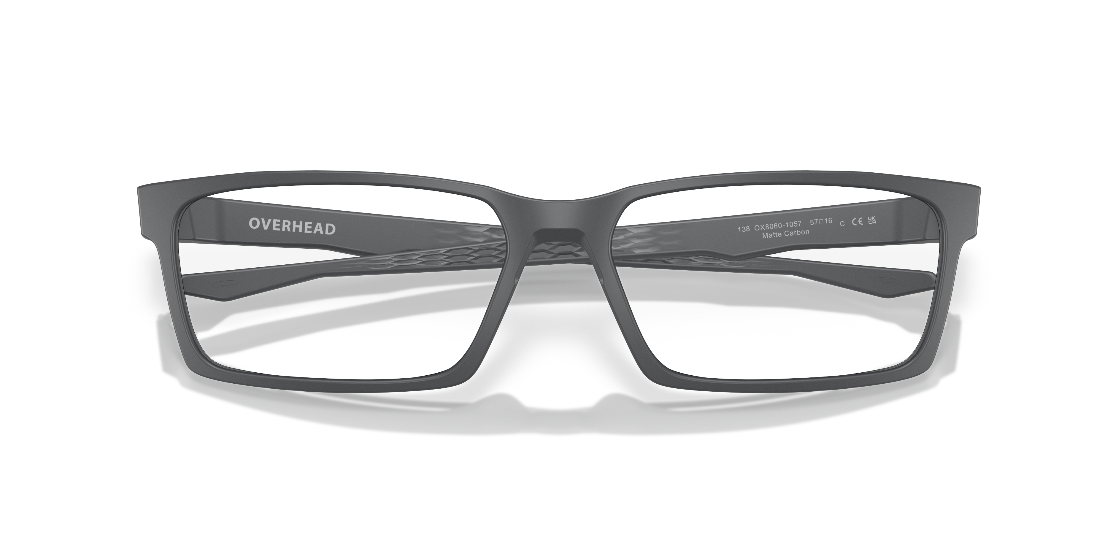 5/07×15 6/07×15 オキシ6%×2 Overhead Satin Black Eyeglasses | Oakley® JP