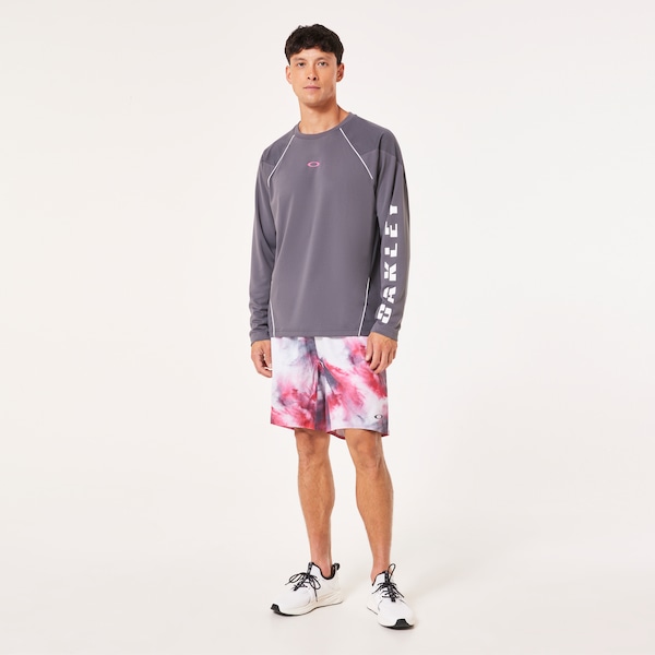 Slant Logo Print L/S Tee 10.0