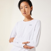 Radiant Qd Op L/S Tee 10.0 - White