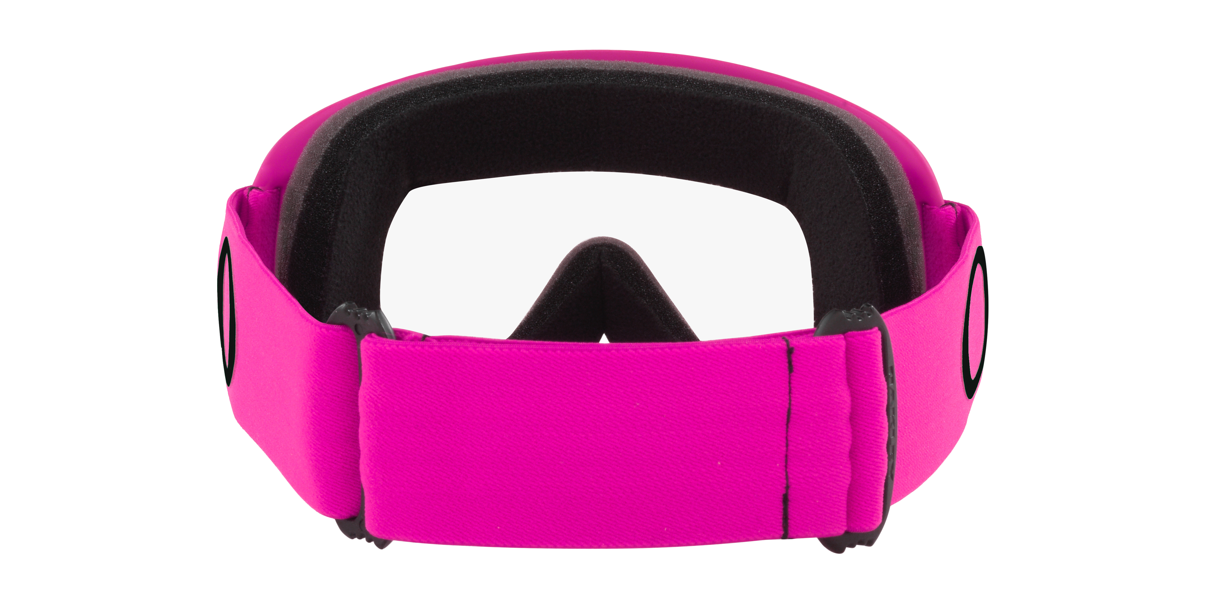 Oakley O-Frame® MX Goggles with Jet Black Strap and Clear Lenses