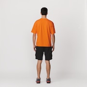Camiseta Oakley Stretch Ellipse Logo - Neon Orange