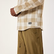 Bear Cozy Flannel - Mist/Pebble