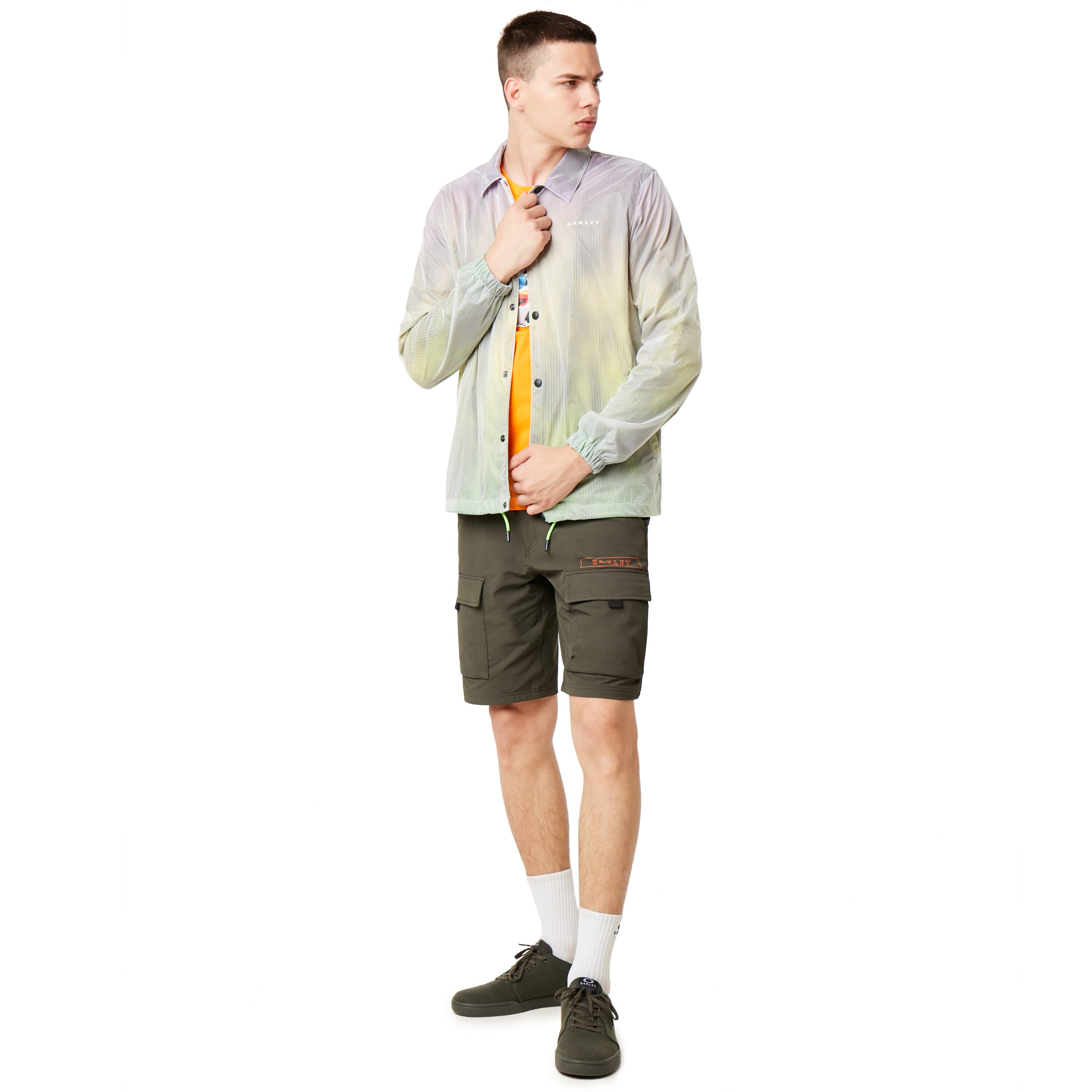 Oakley Instacop Sunset Coaches Jacket - Neon Green | Oakley® US