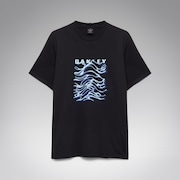 Waterscape Waves Tee - Pitch Black