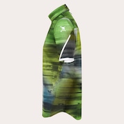 Elevate Fluent Mock Shirt - Black Print