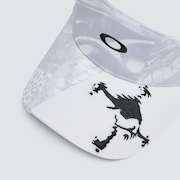 Skull Graphic Visor 23.0 - White Print
