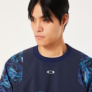 Striking Wind Mesh LS Pullover 8.0 - Blue Storm Print