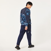 Striking Wind Mesh LS Pullover 8.0 - Blue Storm Print