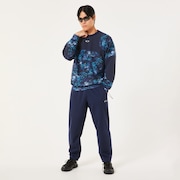 Striking Wind Mesh LS Pullover 8.0 - Blue Storm Print