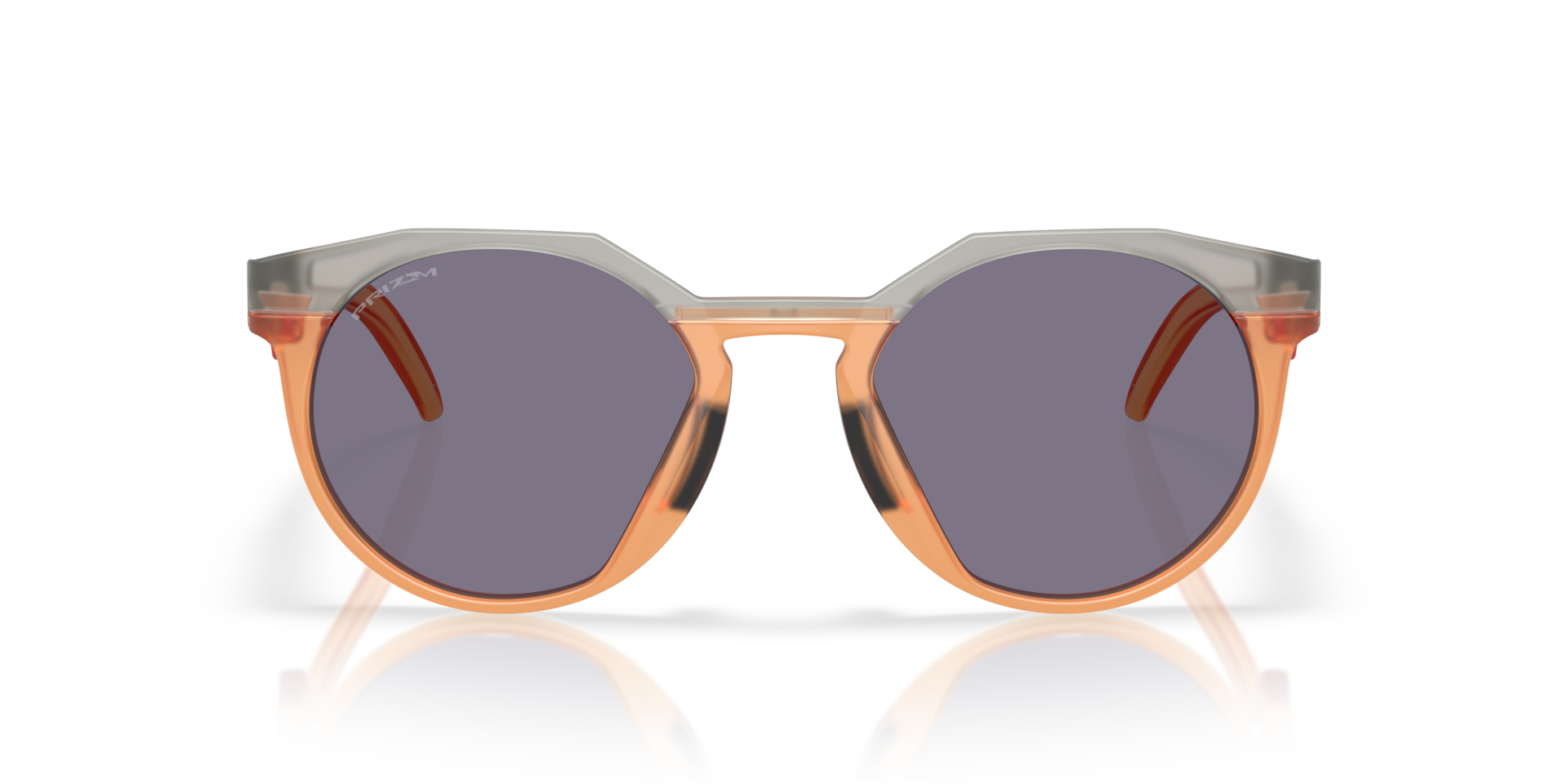 Oakley HSTN Sunglasses with Matte Carbon Frame and Prizm Ruby