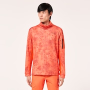 Oakley Paisley Hi-Neck LS Shirt - Ad Orange