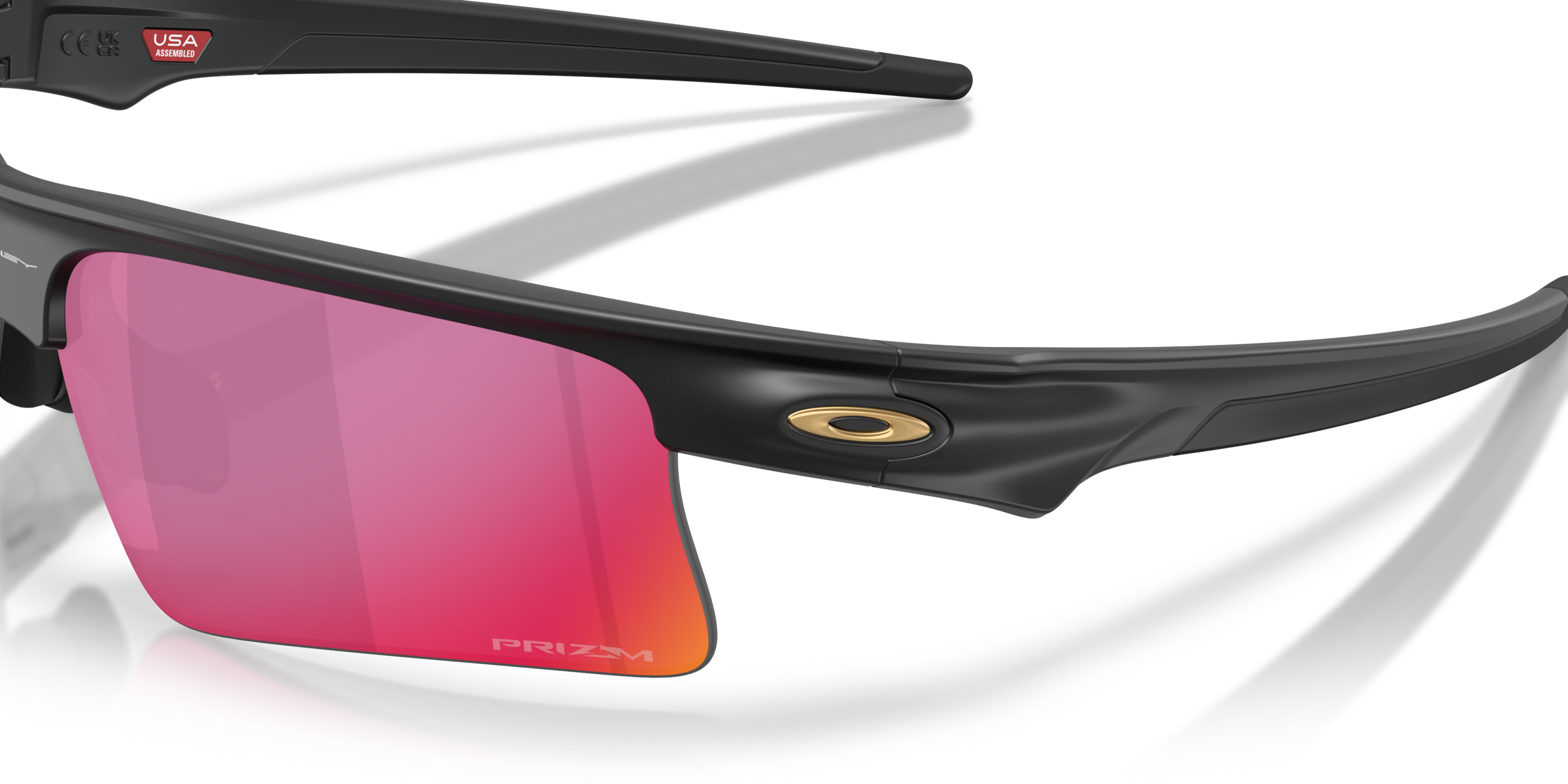 Bisphaera™ Speed Prizm Road Lenses, Matte Black Frame Sunglasses