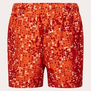 All Hibiscus 17'' Beachshort - Monog Pixel Aviator Oran