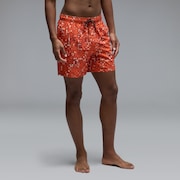All Hibiscus 17'' Beachshort - Monog Pixel Aviator Oran