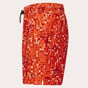 All Hibiscus 17'' Beachshort - Monog Pixel Aviator Oran