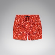 All Hibiscus 17'' Beachshort - Monog Pixel Aviator Oran