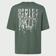 Stacked Metal Tee - Aviator Green