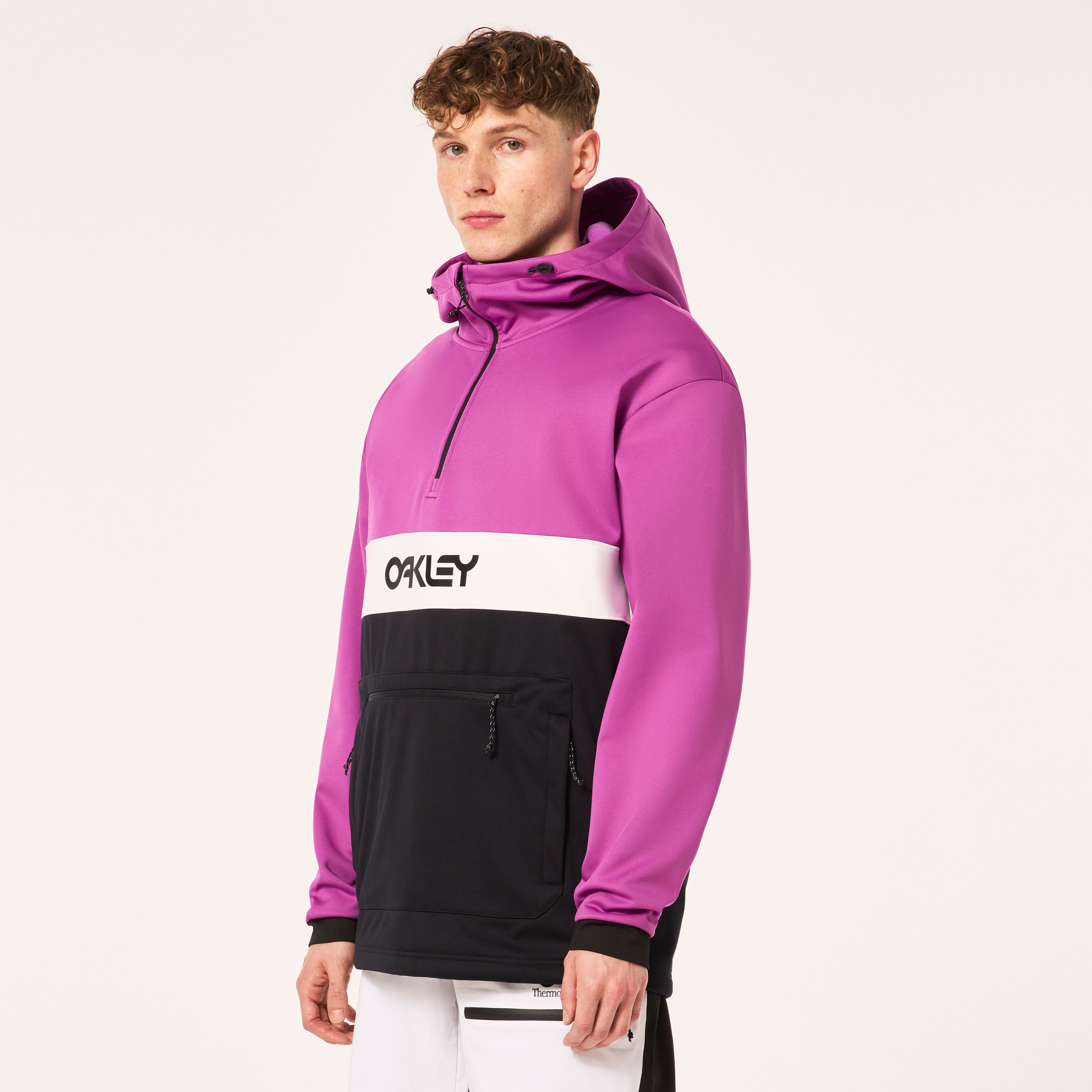 Oakley Tnp Nose Grab Softshell Hoodie - Blackout/Ultra